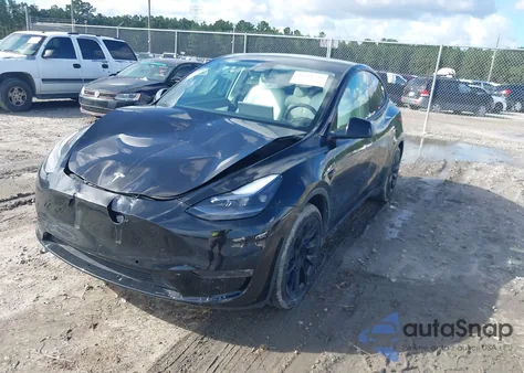 2022 Tesla Model Y Long Range Dual Motor All-Wheel Drive из США, поврежденный, VIN 7SAYGDEE8NF322374